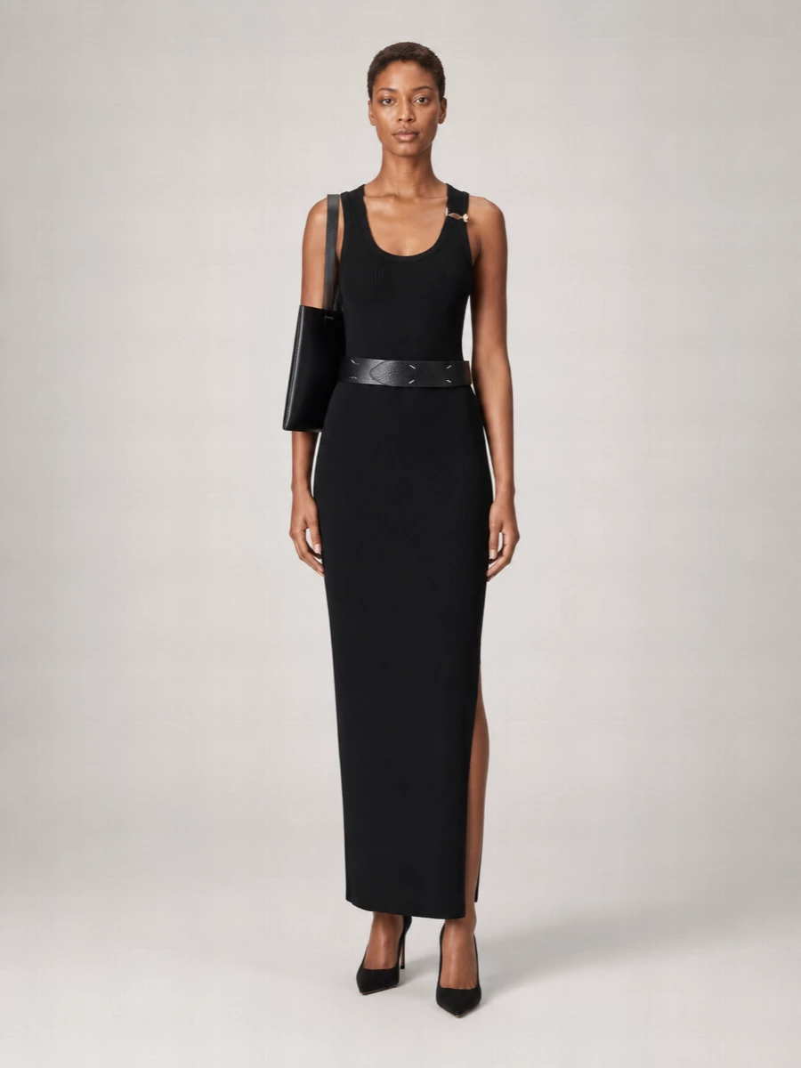 Jean Paul Gaultier Cotton Slim-Fit Sleeveless Maxi Dress