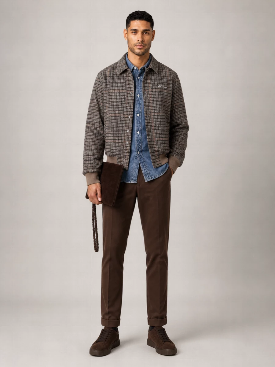Les Deux Wool Single Breasted Coat