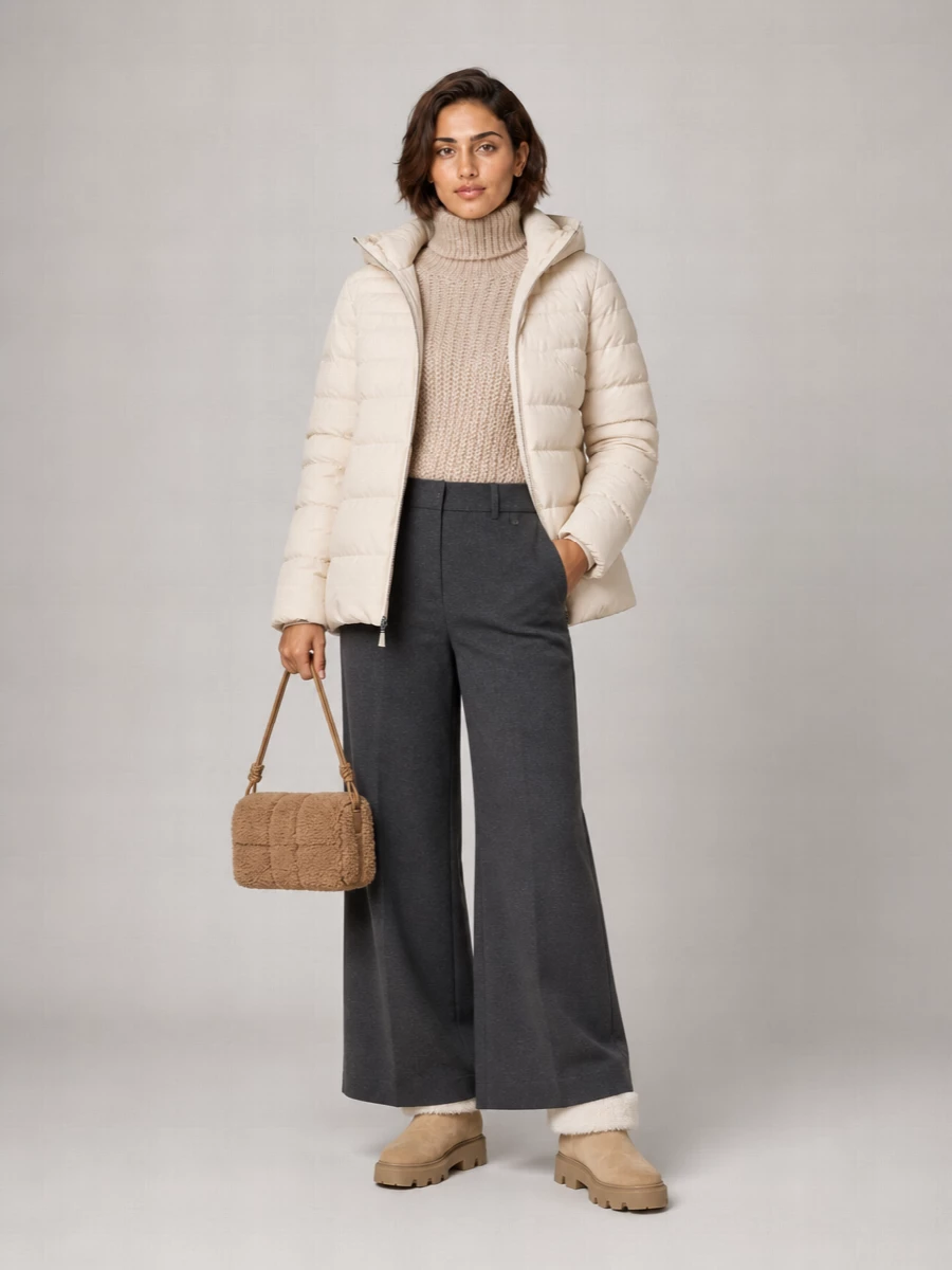Herno Quilted Down Hooded Puffer Coat