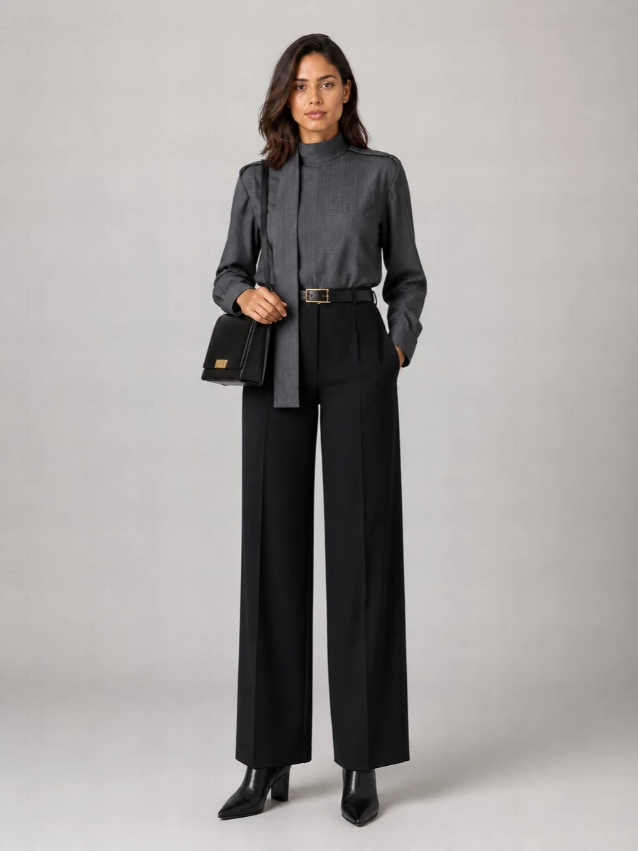 Jil Sander wide-leg suit trousers