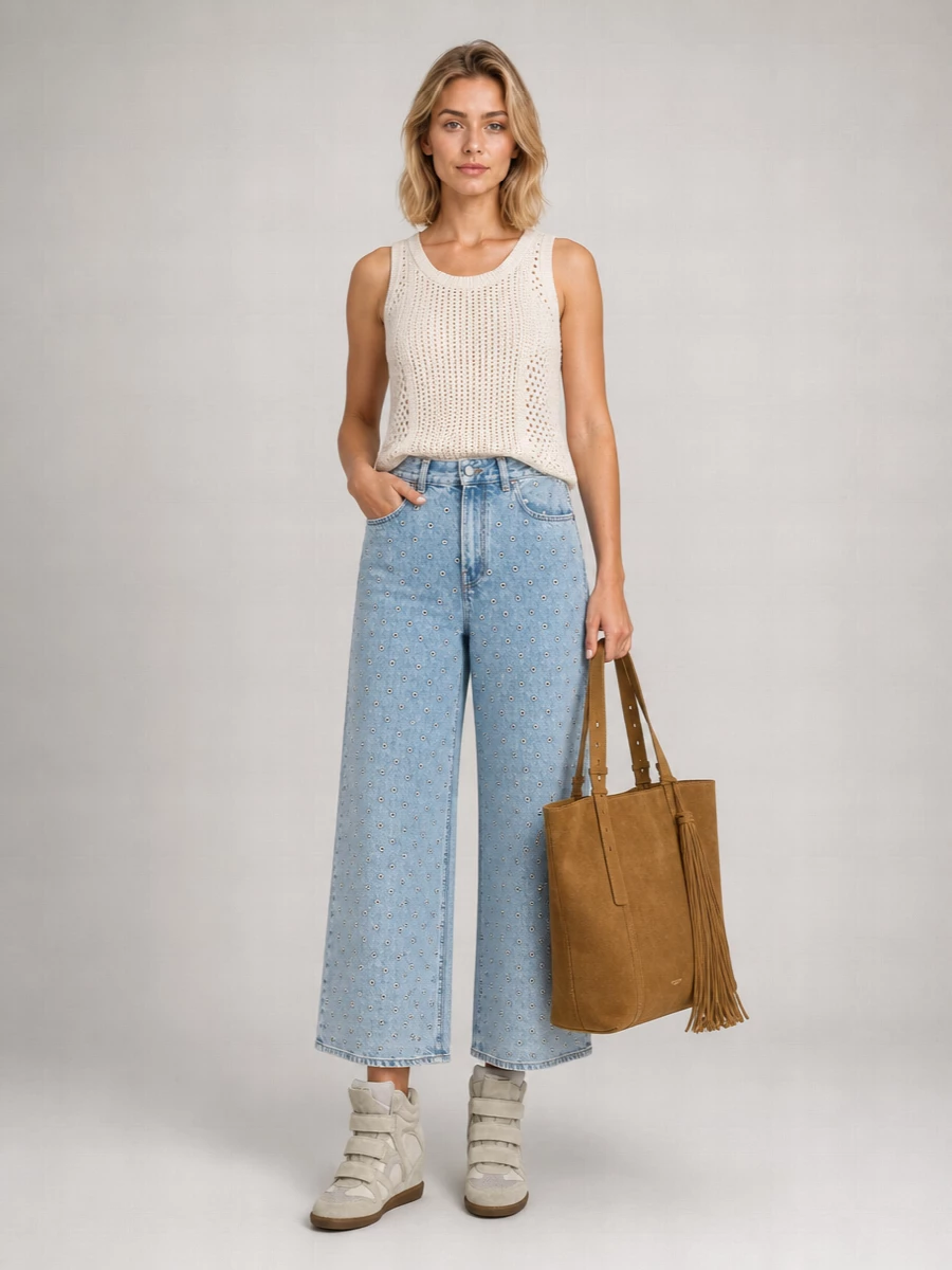 Golden Goose Calf Leather Shoulder Bag