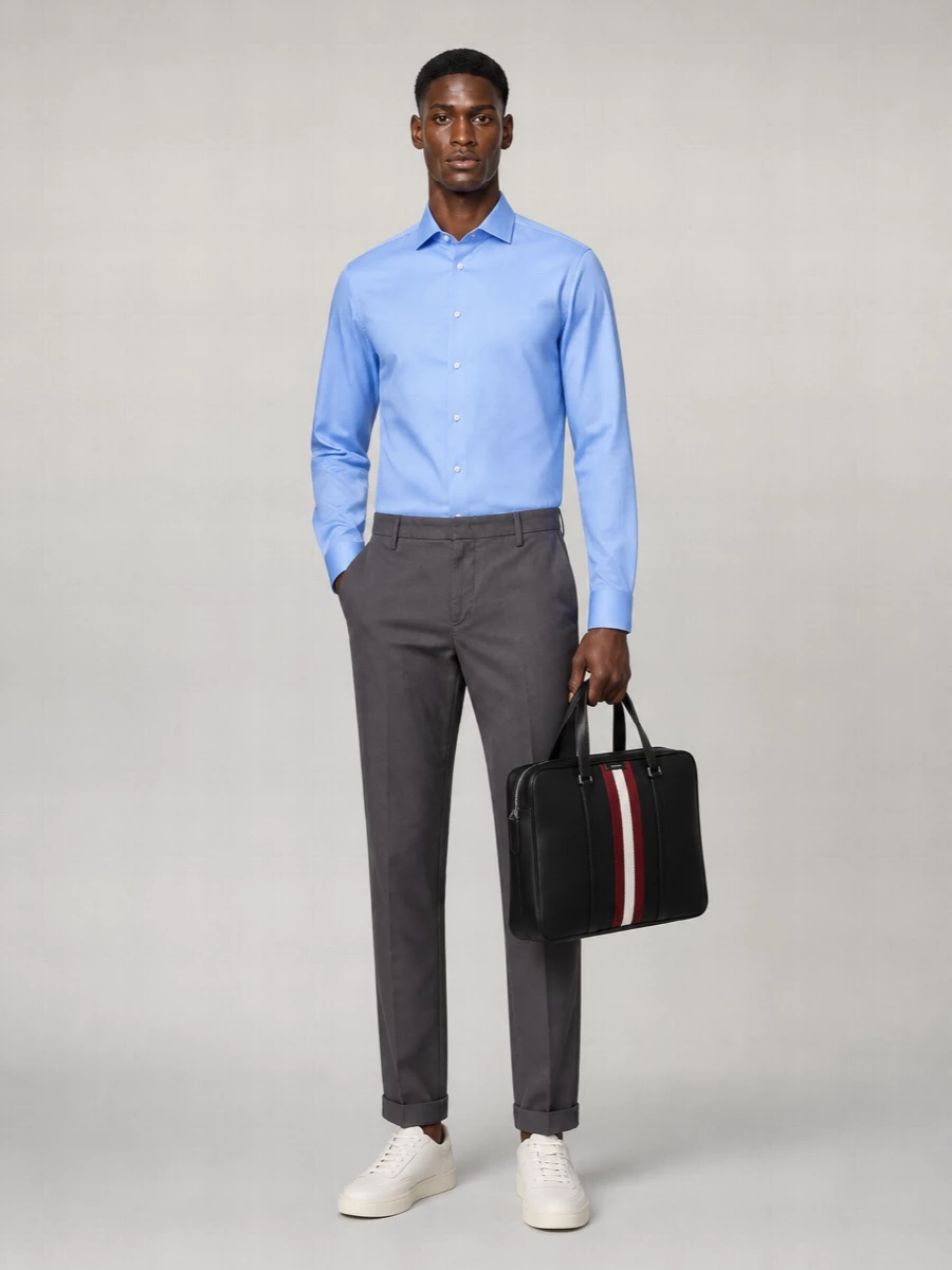 Bally Fabric Briefcase