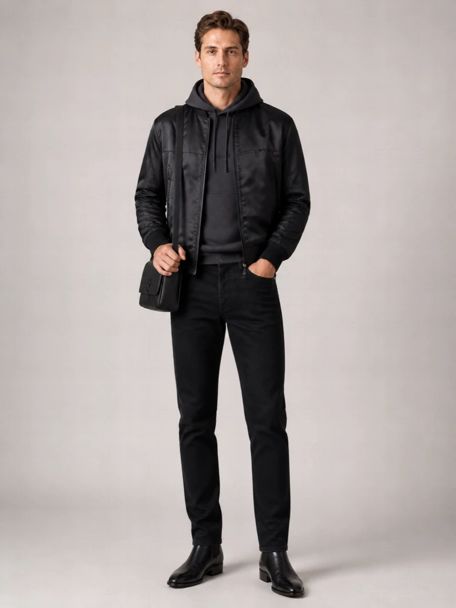 Saint Laurent Leather Niki Messenger Bag