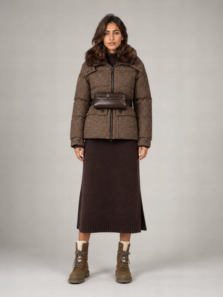 Moncler Grenoble Wool Down Jacket