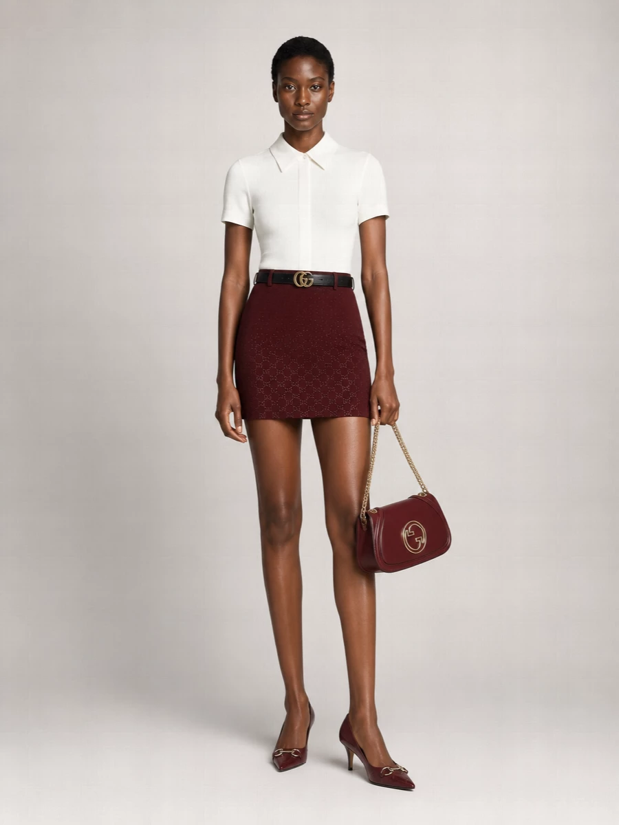 Gucci Gg Mini Skirt