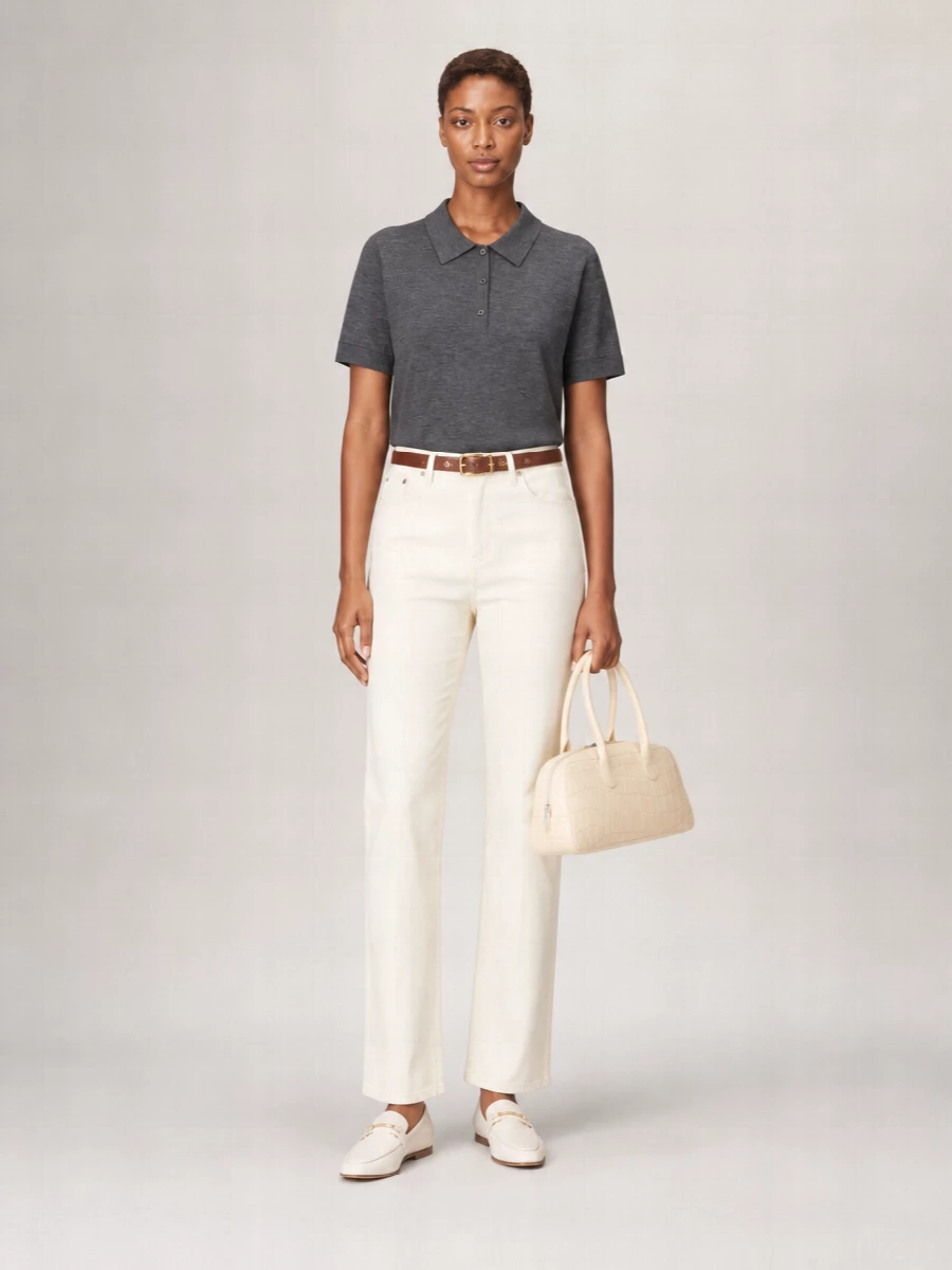 Loulou Studio Polo Top