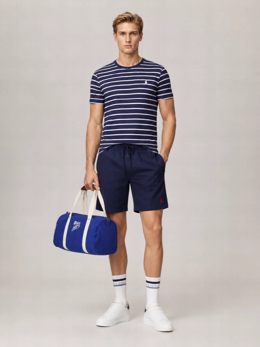 Polo Ralph Lauren Striped Cotton Crew-Neck T-Shirt