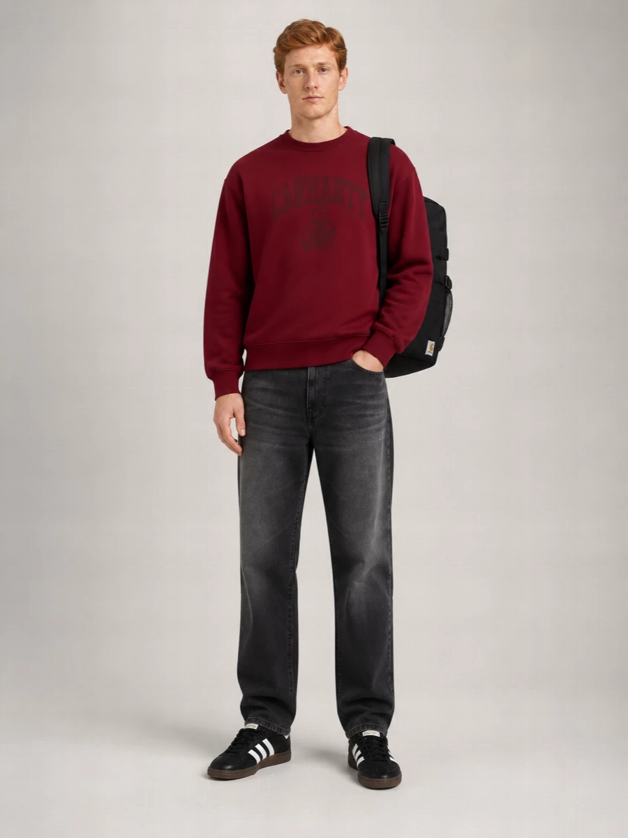 Carhartt Wip Ribbed Loose-Fit Sweatshirt