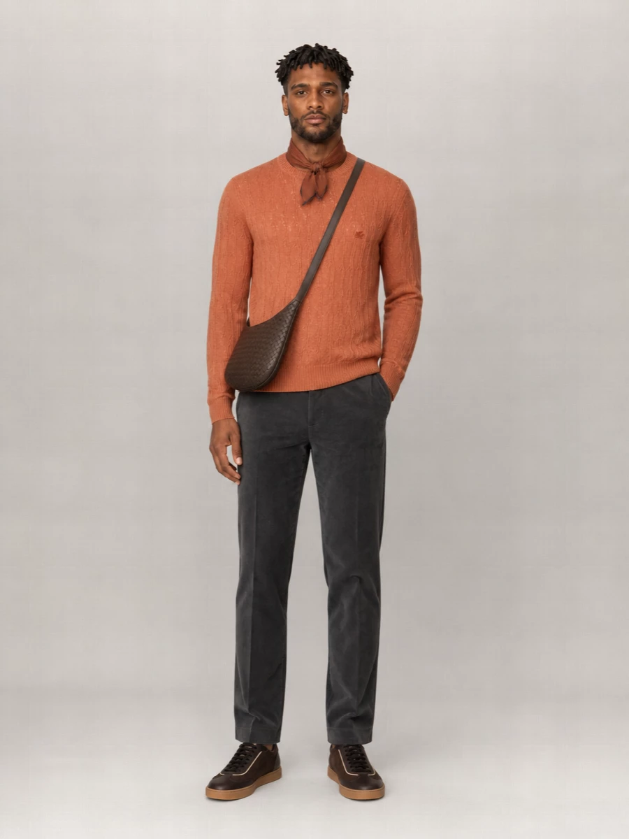 Brunello Cucinelli Silk Double-Sided Pocket Square