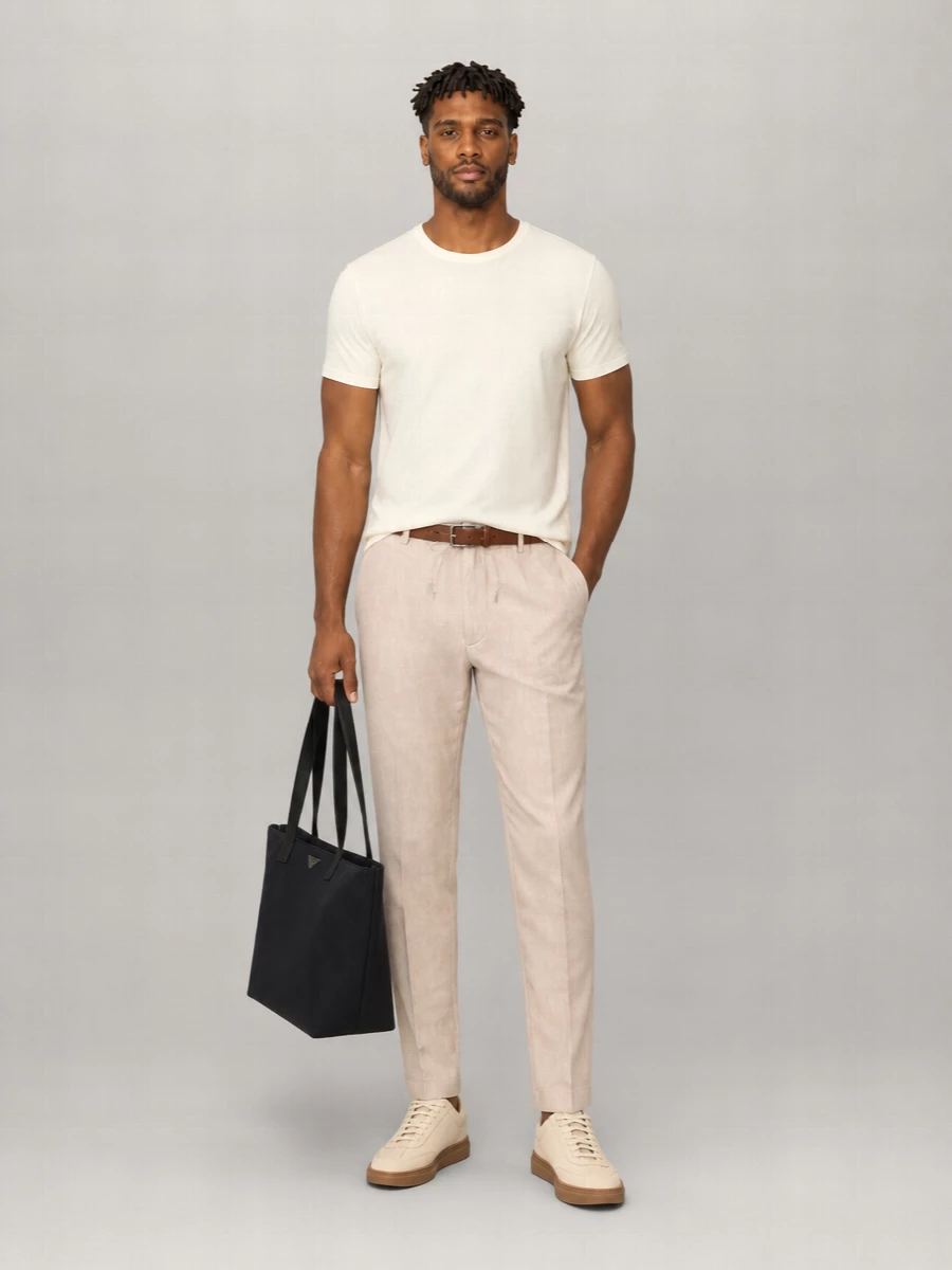Boss Virgin Wool Short-Sleeve T-Shirt