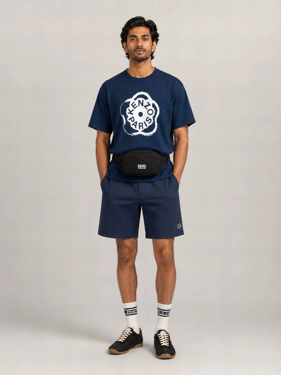 Kenzo Cotton Bermuda Shorts