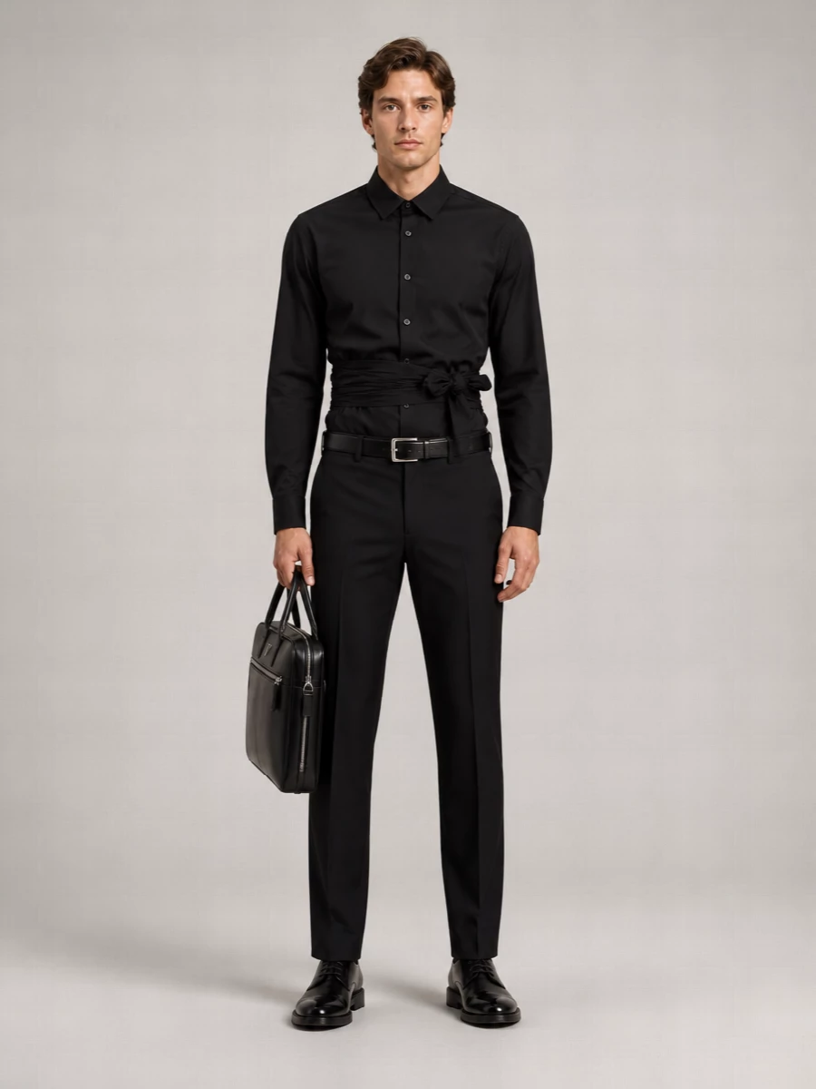 Gimaguas Stretch Gabardine Tailored Trousers