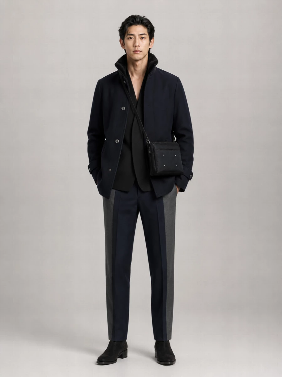 Maison Margiela Technical Fabric Shoulder Bag
