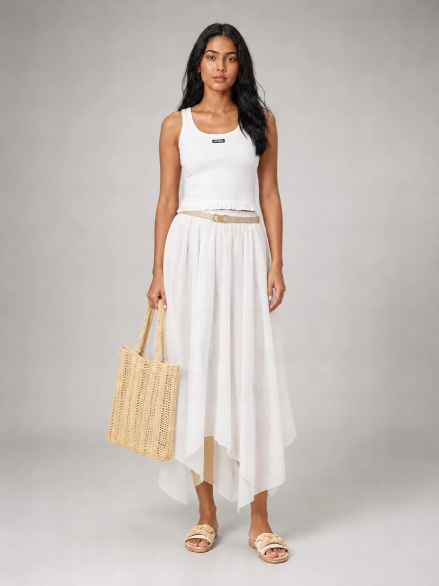 Pinko Medium Easy Tote Raffia-Effect Beach Bag