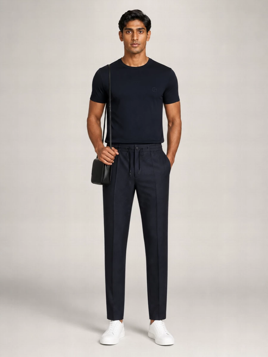 Giorgio Armani Stretch Viscose Slim-Fit Crew-Neck Short-Sleeve T-Shirt