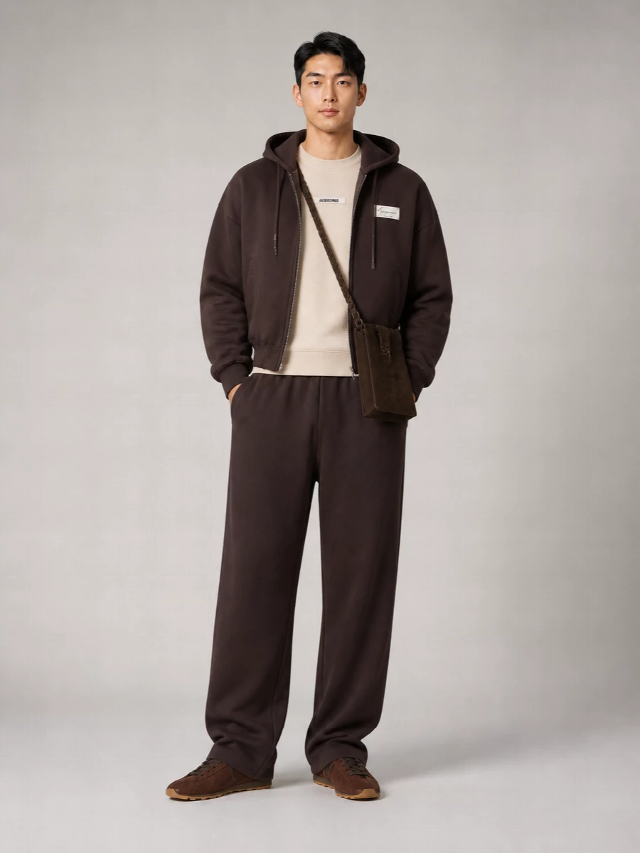 Jacquemus Cotton Zip-Up Hoodie