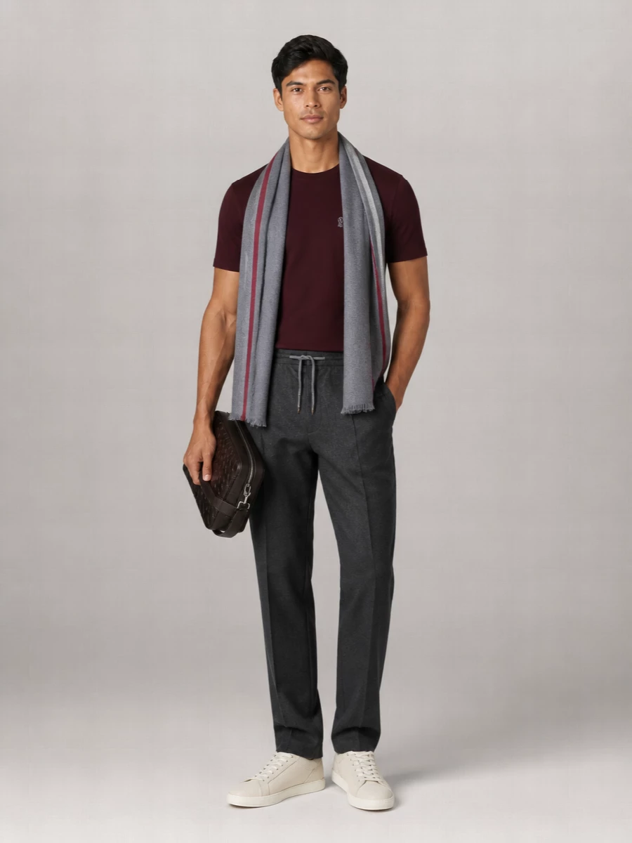 Brunello Cucinelli Cotton Logo-Print Crew-Neck T-Shirt