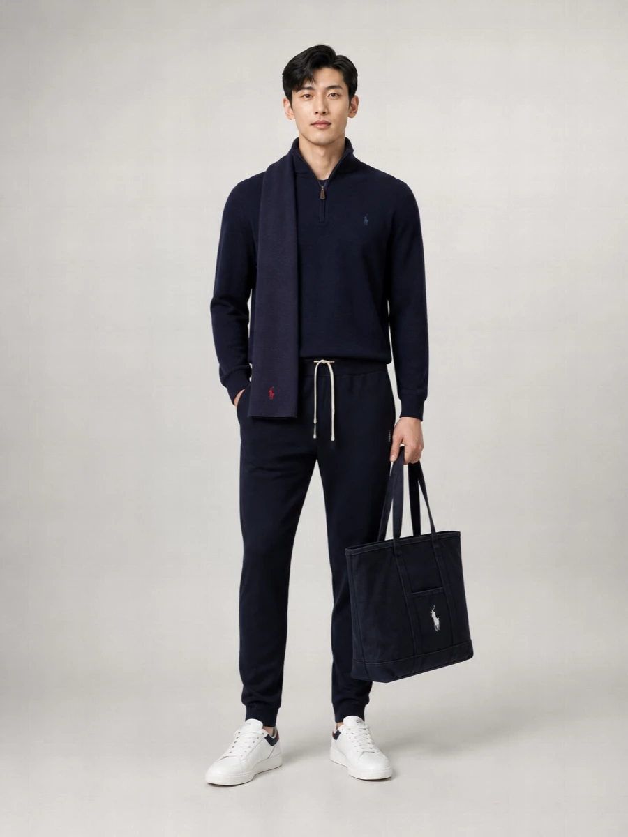 Polo Ralph Lauren Wool Half-Zip Sweater