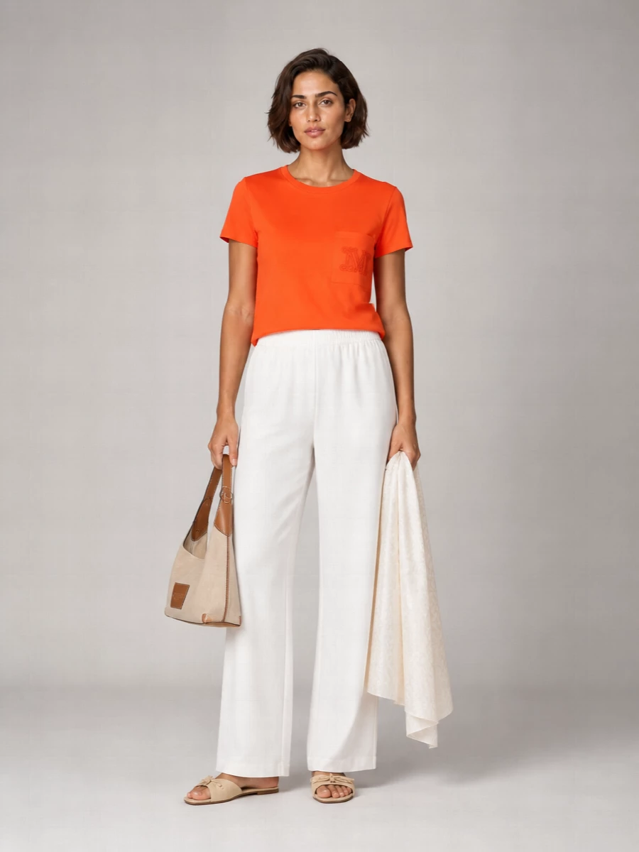Max Mara Cotton Short-Sleeve T-Shirt