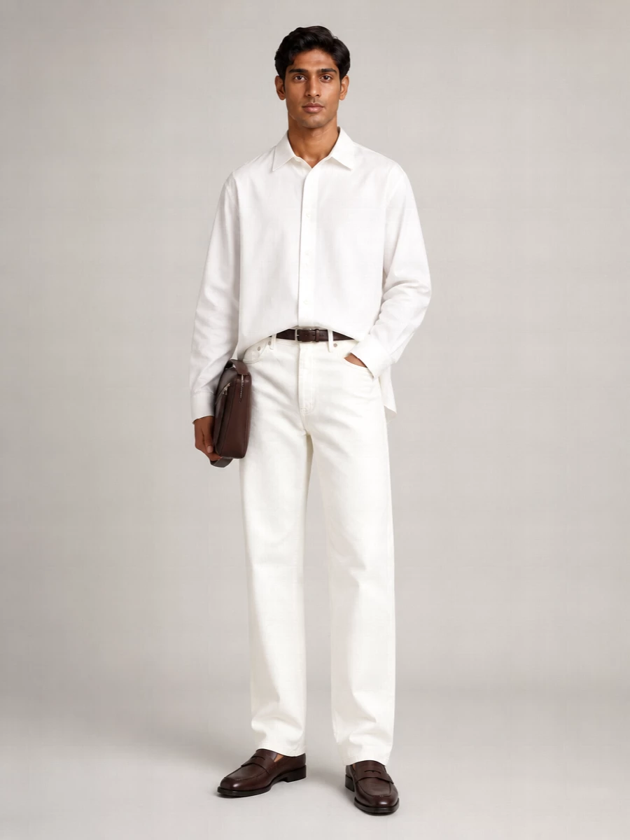 Loewe Leather Loafers