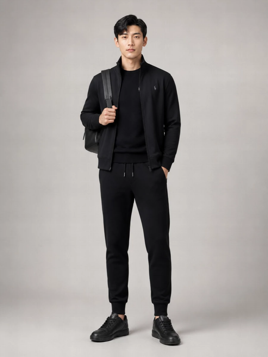 Tommy Hilfiger Leather Lace-Up Sneakers