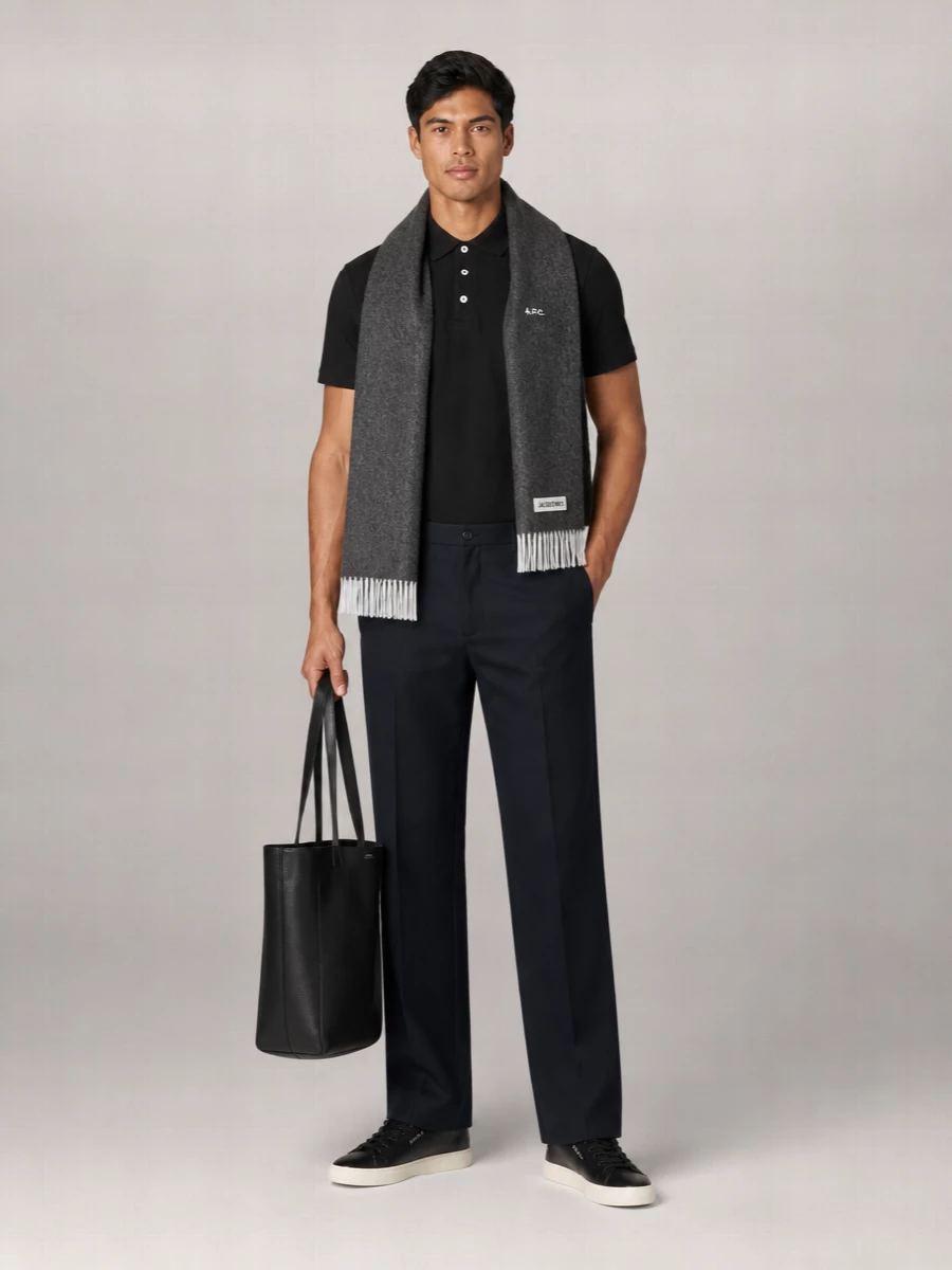 A.p.c. Organic Cotton Regular-Fit Short-Sleeve Polo Shirt