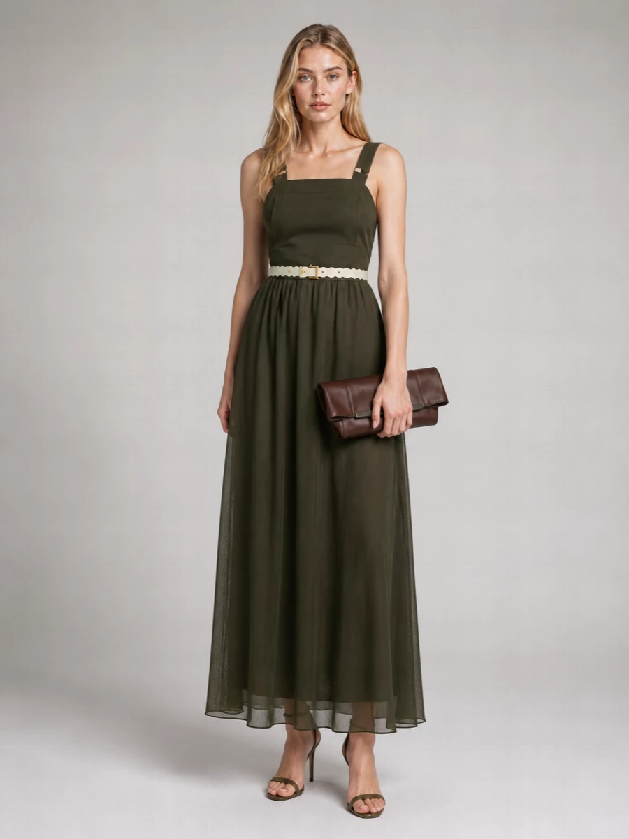 Max Mara Cotton Wide-Leg Backless Jumpsuit