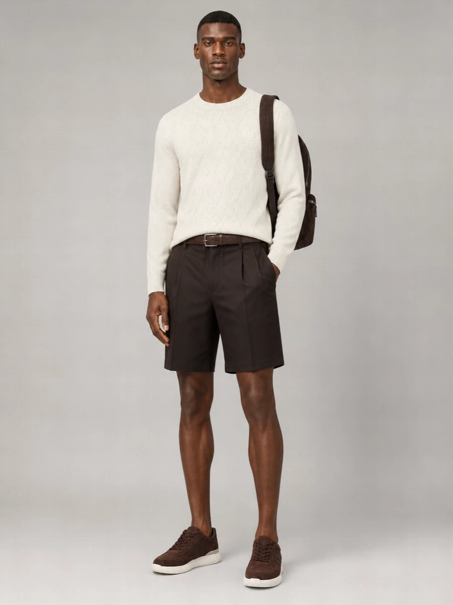 Herno Drawstring Chino Shorts