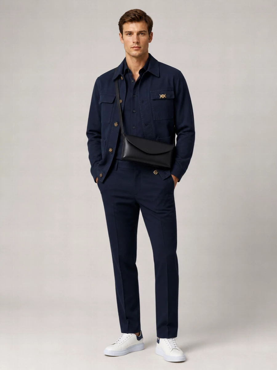 Versace Cotton Shirt Jacket