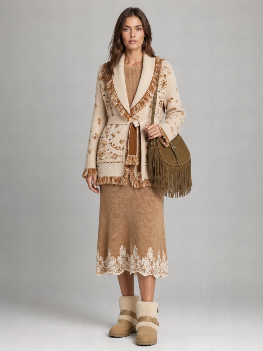 Alanui Cashmere Fitted Jacket