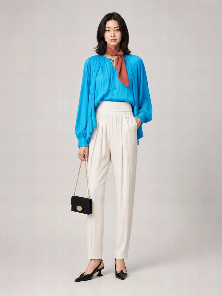 Lanvin Wide Blouse