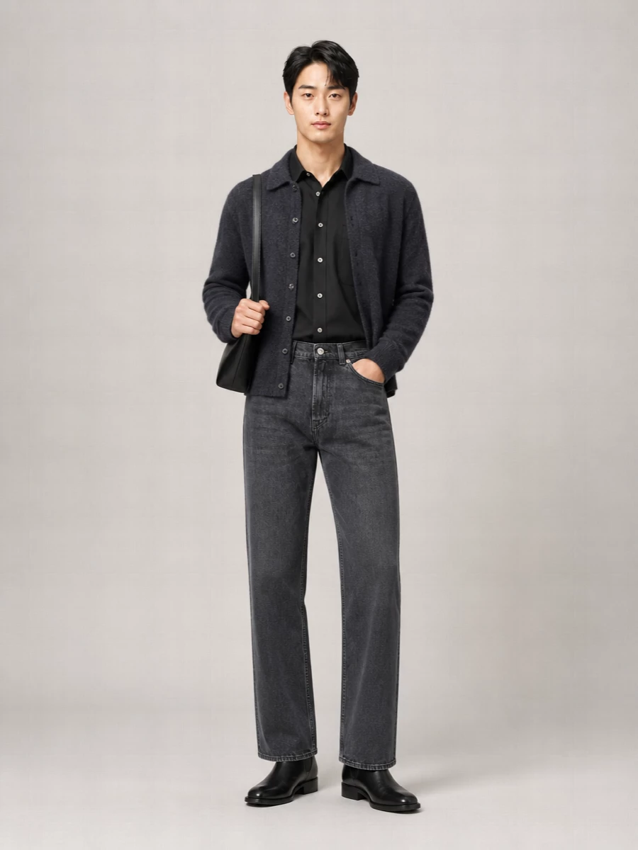 Our Legacy Alpaca Long-Sleeve Cardigan