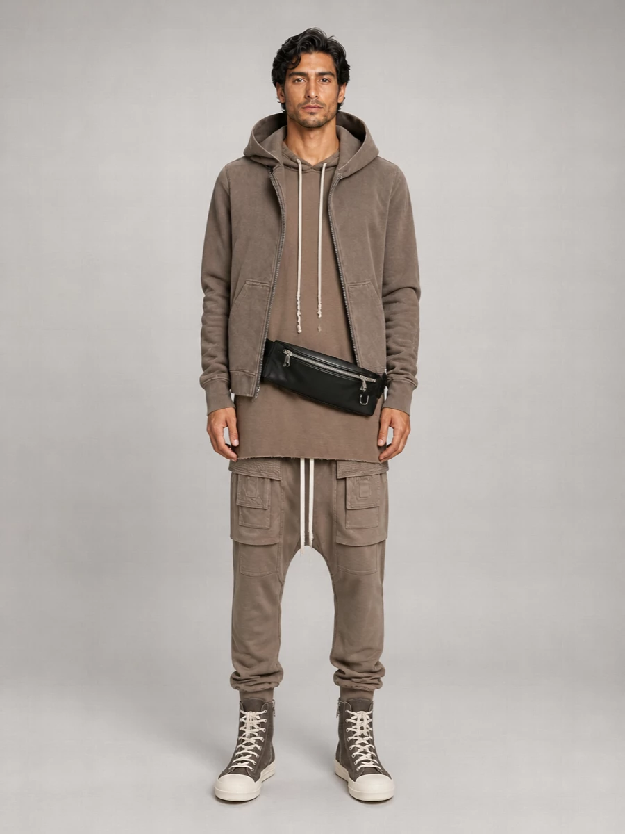 Rick Owens Drkshdw Canvas Boots
