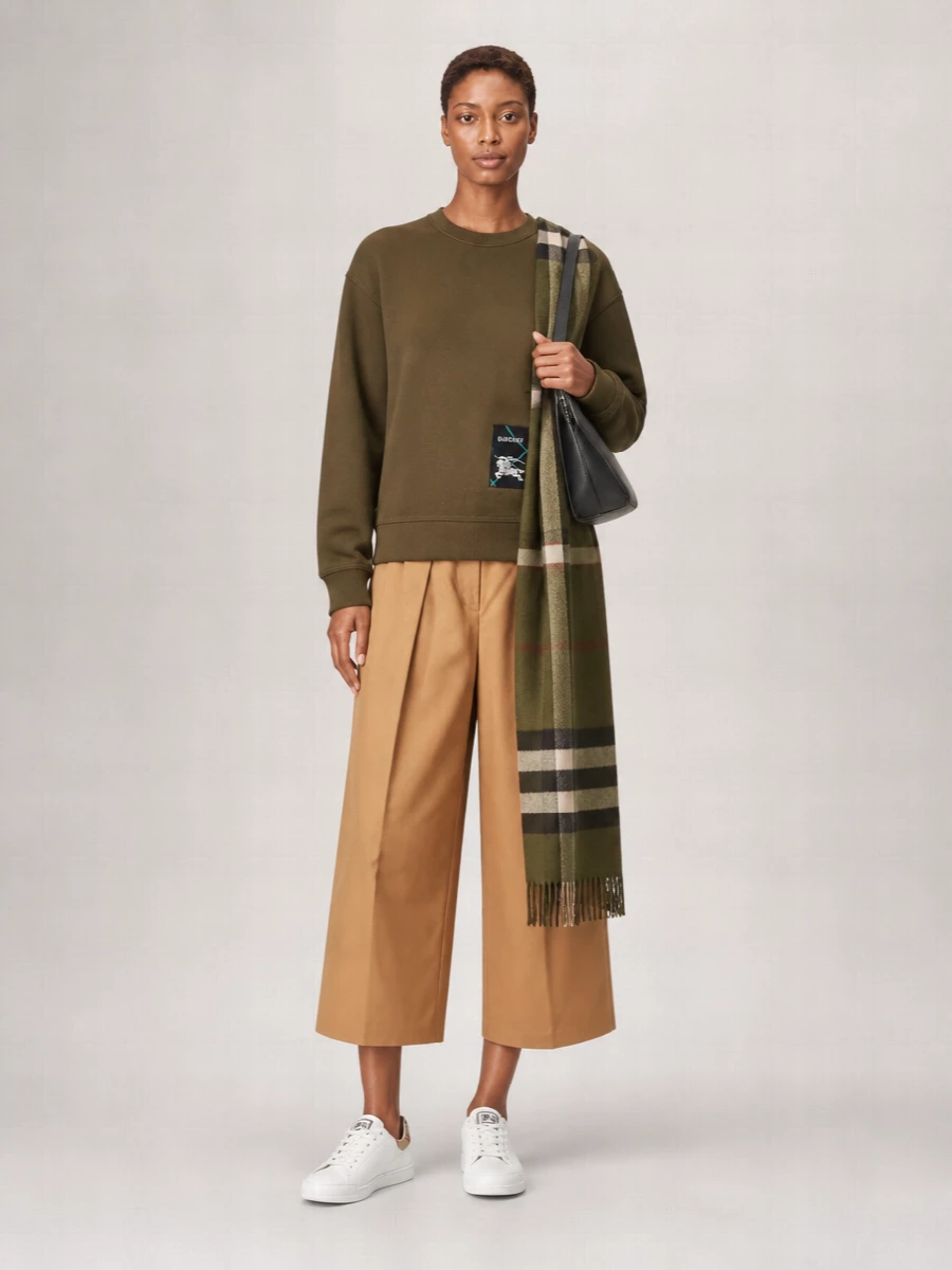 Burberry Cotton Logo Sweatshirt