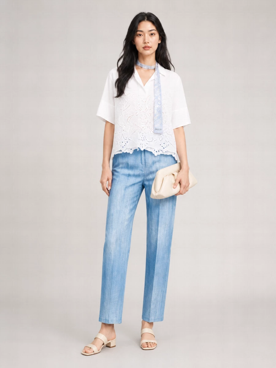 Ermanno Firenze Straight Trousers