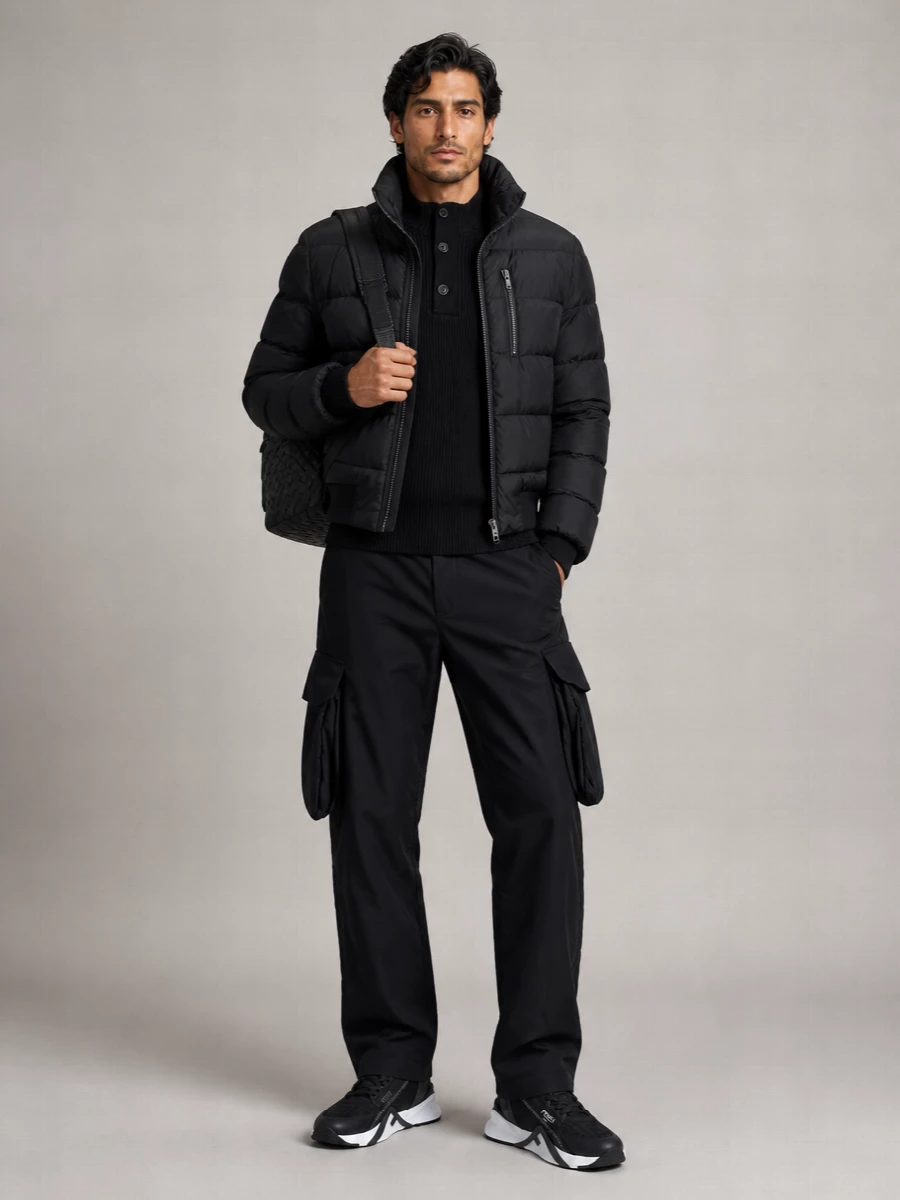 Fendi Leather And Nylon Low-Top Sneakers