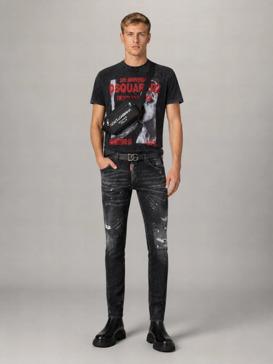 Dsquared2 Flexible Denim Cool Dude Pants