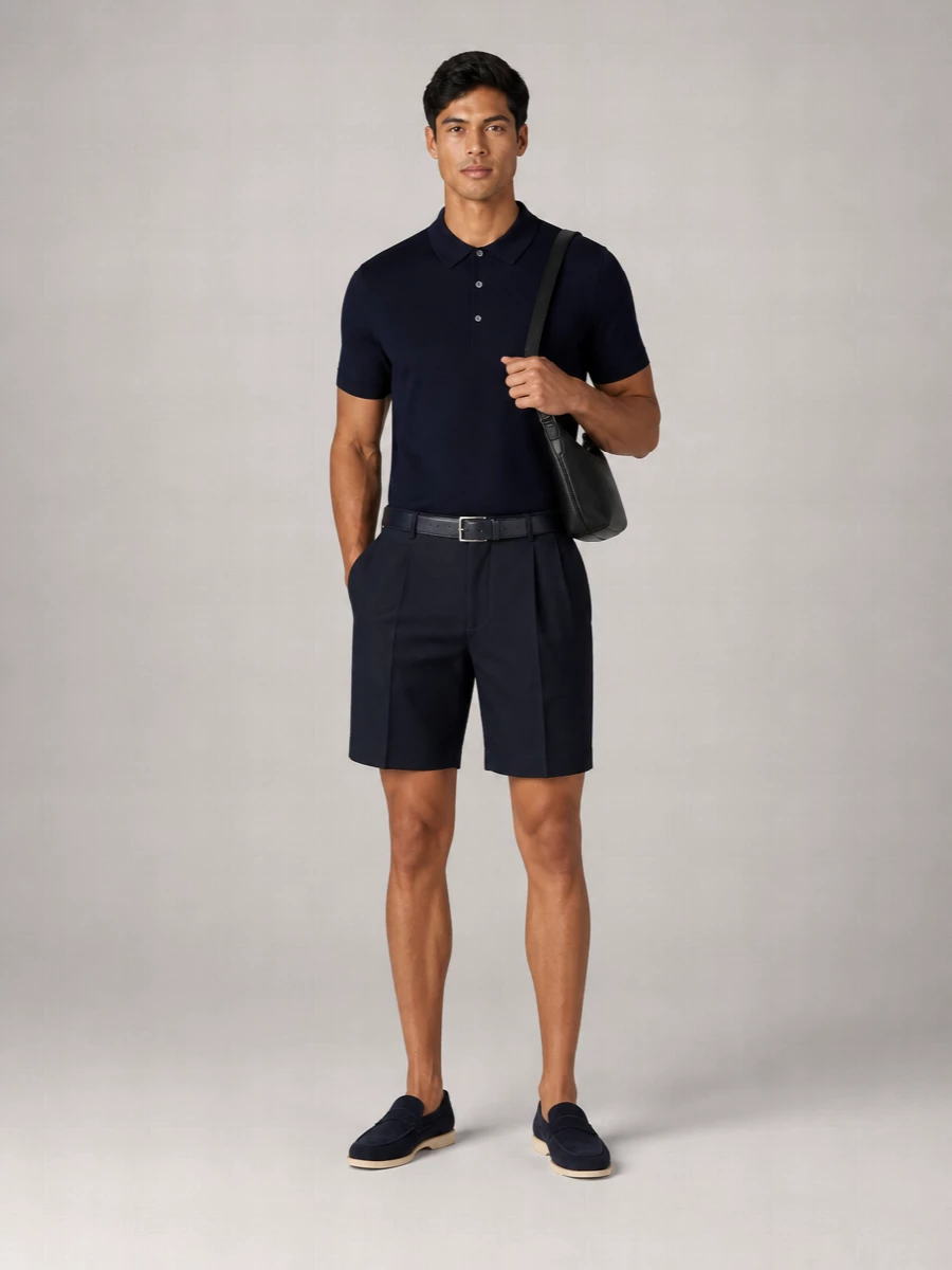 John Smedley Polo Collar Short Sleeves