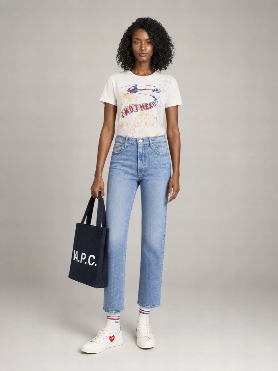 Mother Cotton Short Sleeve T-Shirt