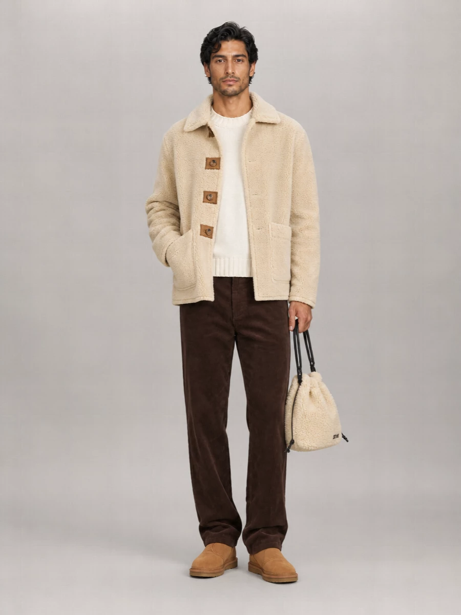 Ugg Shearling Neumel Lace-Up Boots
