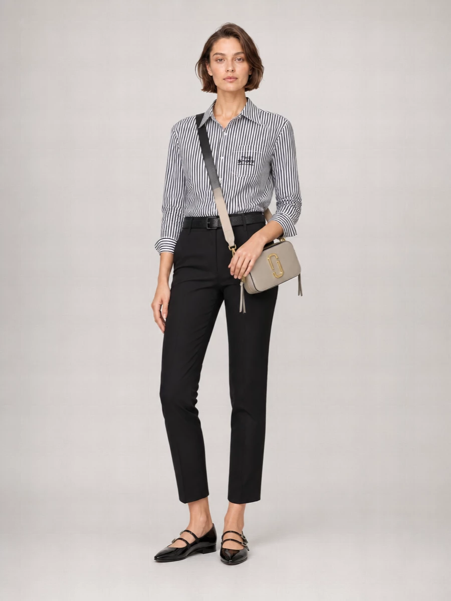 Marc Jacobs The Snapshot Leather Crossbody Bag