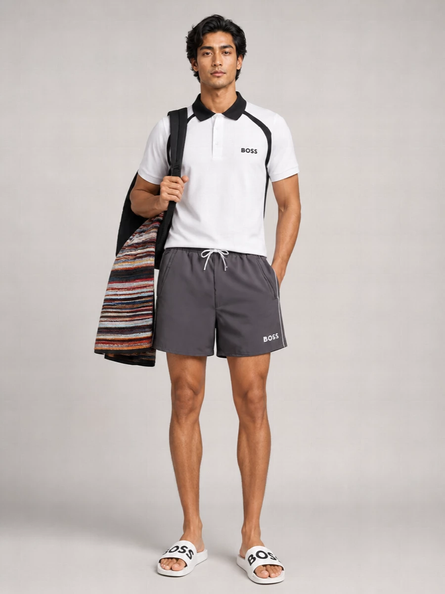 Boss Logo Swim Shorts