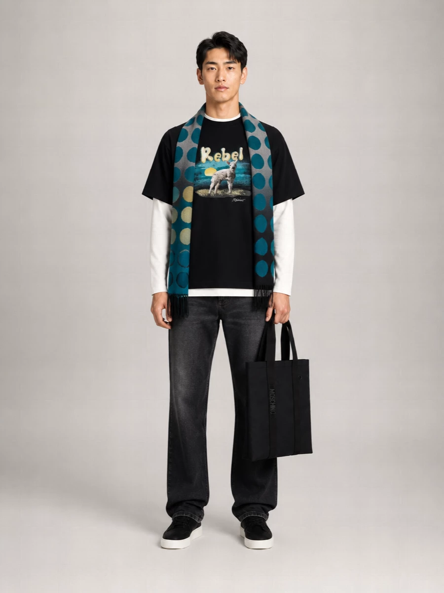 Moschino Graphic Print Double Layer T-Shirt