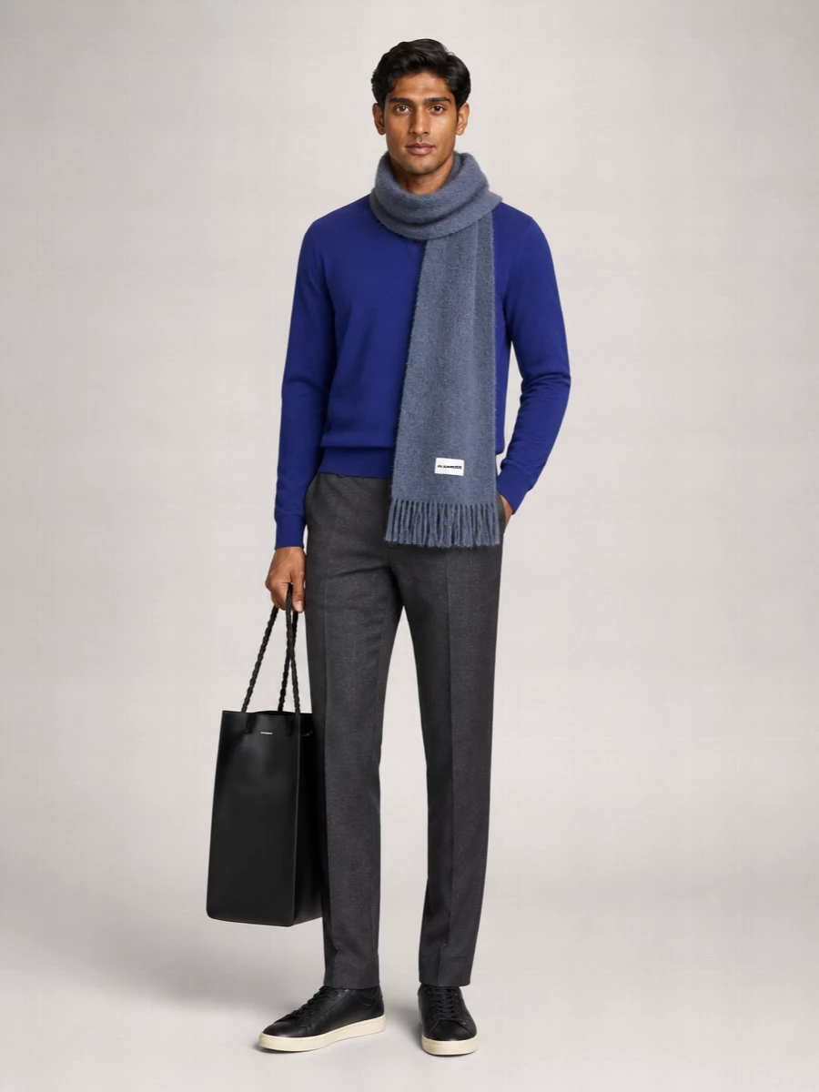 Jil Sander Cotton Long-Sleeve Crew-Neck Sweatshirt