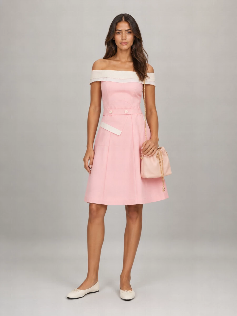 Miu Miu Cotton Knee-Length Dress