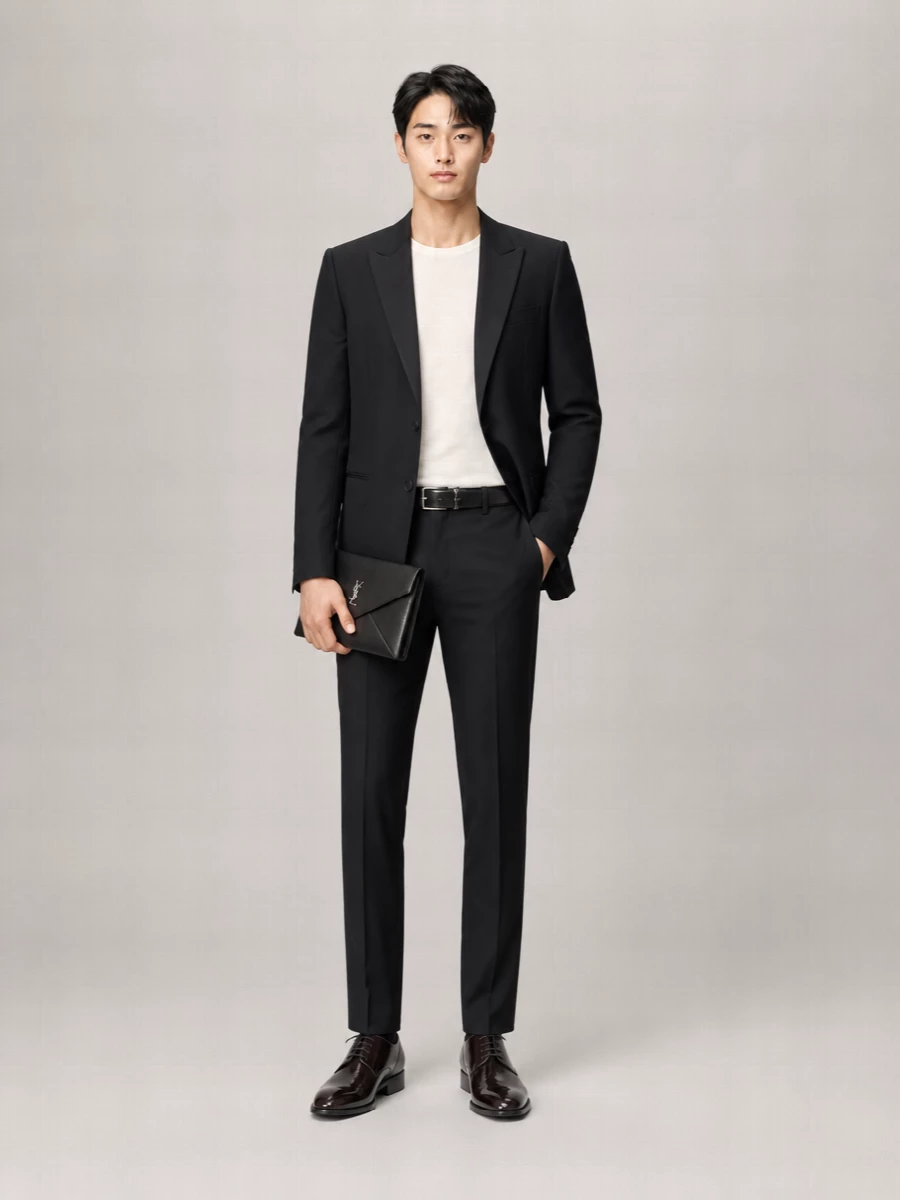 Saint Laurent Wool Single-Breasted Blazer