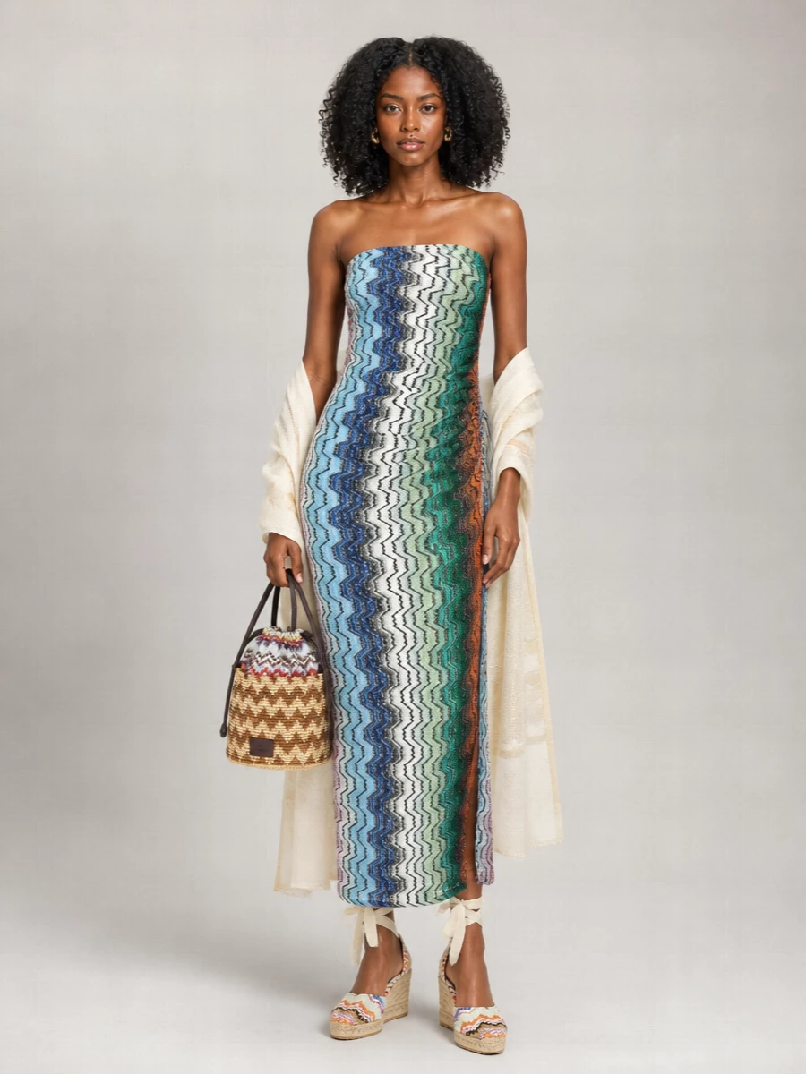Missoni Leather Ankle-Tie Espadrilles