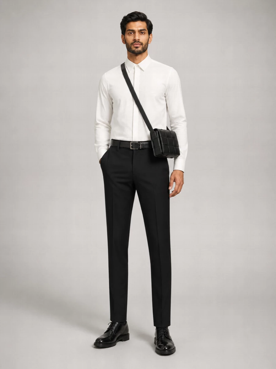 Saint Laurent Cotton Long-Sleeve Shirt