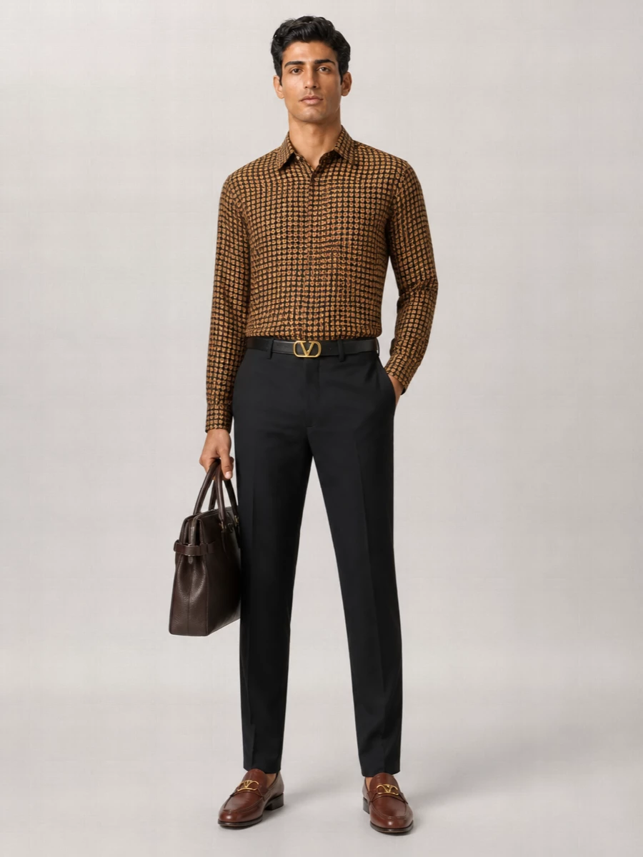 Valentino Garavani Silk Printed Shirt