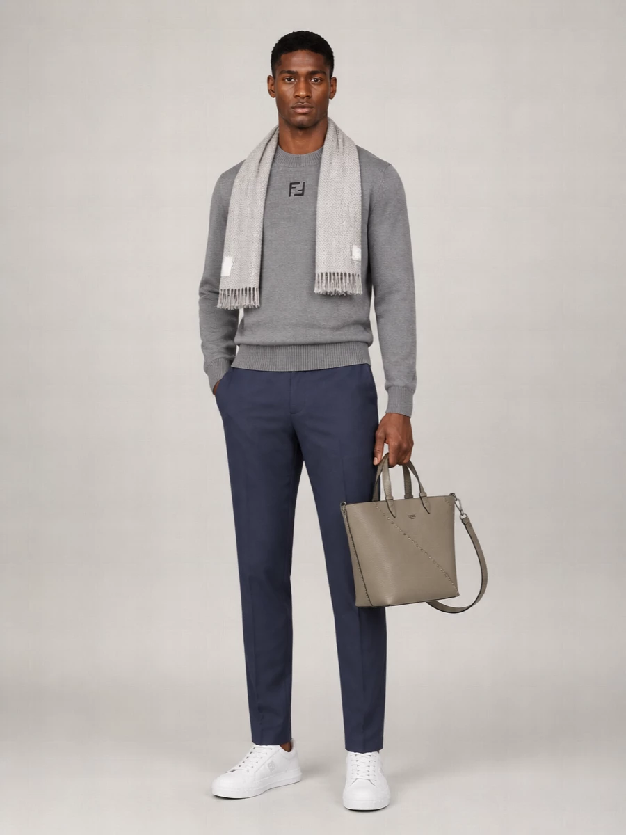 Fendi Virgin Wool Regular-Fit Jumper